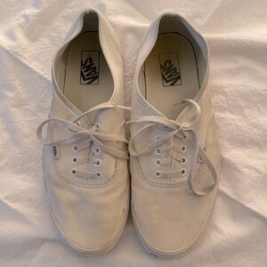 White Vans Authentic Shoe